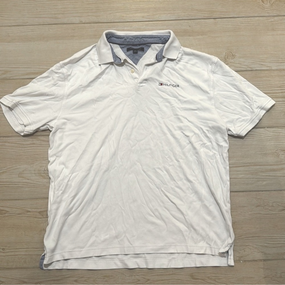Tommy Hilfiger Men's White Polo Shirt